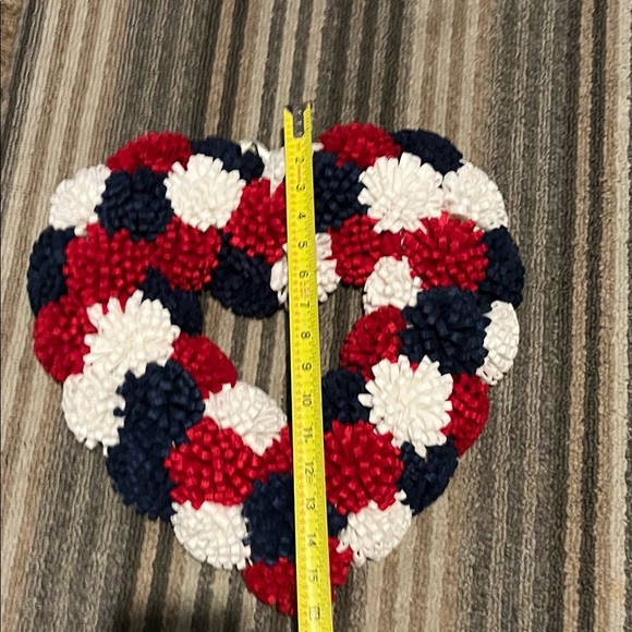 Red White & Blue Door Wreath-4th of July decor - Picture 4 of 6